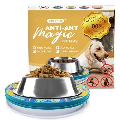 SoulThink Ant Proof Pet Food Bowl Tray: $19.98