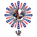 12" American Flag Eagle Wind Spinner for $10 + free shipping w/ Prime
