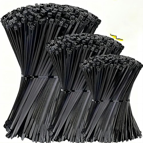 Nylon Universal Self-Locking Cable Ties 100-Pack: 61 cents + free shipping w/ $25