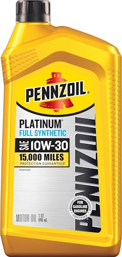 Pennzoil Platinum Full Synthetic 10W-30 1-Quart Motor Oil for $5.37 via Sub. & Save + free shipping w/ Prime