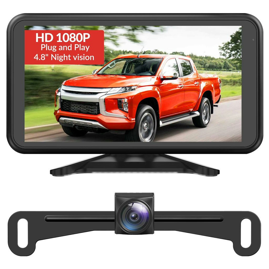 Auto-Vox 4.8" 1080p Backup Camera System: $36