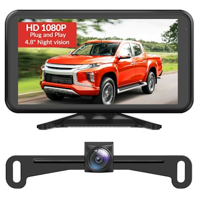 Auto-Vox 4.8" 1080p Backup Camera System for $36 + free shipping