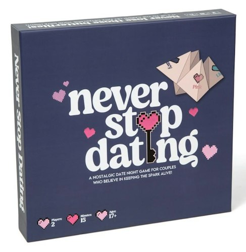 Dyce Never Stop Dating Couples Date Night Card Game for $19 + free shipping w/ Prime