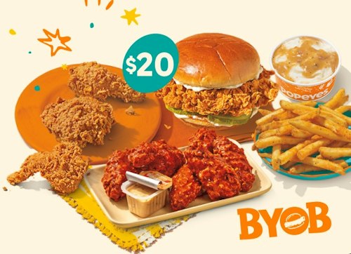 Popeyes Build Your Own Bundle for $20