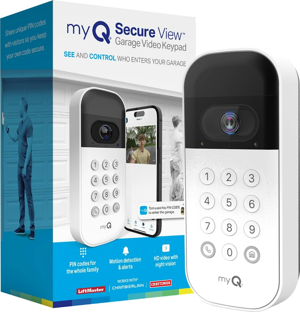 Chamberlain myQ Smart Garage Video Keypad w/ Camera: $30