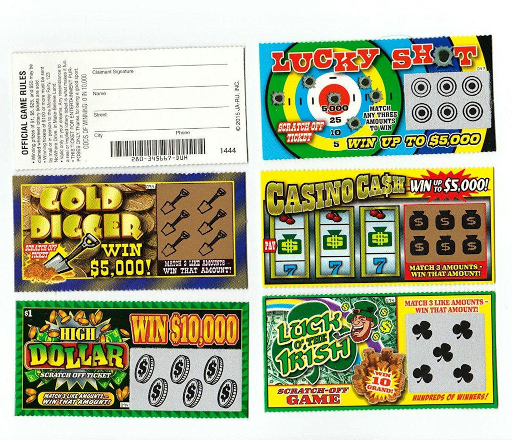 Fake Lottery Scratch Tickets Prank Gag Gift: $5.39