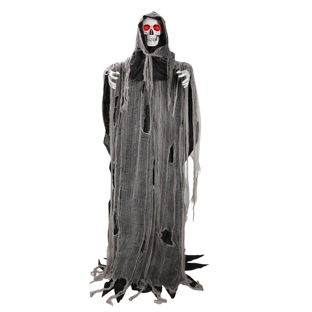 Haunted Hill Farm 7.1-Foot Reaper Halloween Animatronic: $72 Haunted Hill Farm 7.1-Foot Reaper Halloween Animatronic: $72
