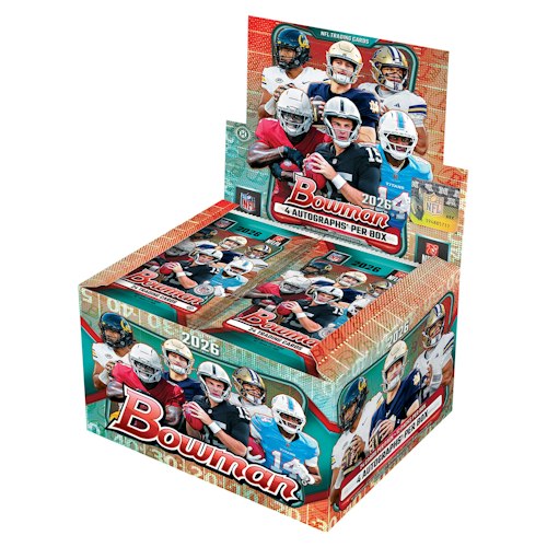 2026 Bowman Football Factory Sealed Hobby Jumbo Box for $520 App-Only + free shipping
