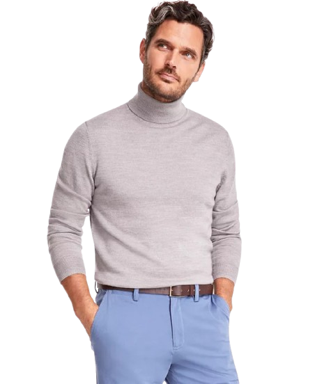 Club Room Men's Merino Wool Blend Turtleneck Sweater: $20