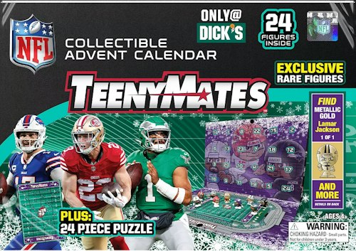 Party Animal NFL TeenyMates DSG Exclusive 2025 Advent Calendar for $14 + free shipping w/ $49