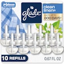 Glade PlugIns Refills Air Freshener 6.7 Fl. Oz. 10-Count for $20 + free shipping w/ Prime