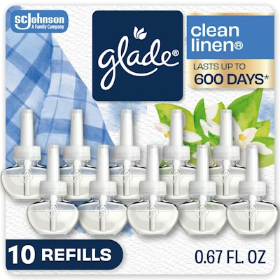 Glade PlugIns Refills Air Freshener 6.7 Fl. Oz. 10-Count for $20 + free shipping w/ Prime