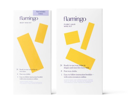 Flamingo Face & Body Wax Kit 2-Pack for $11 via Sub & Save + free shipping 