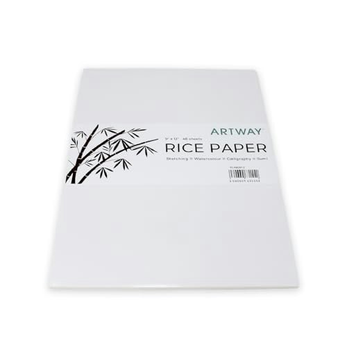 Artway Chinese Sumi Rice Paper Pad 48-Sheet 9" x 12": $19.74 Artway Chinese Sumi Rice Paper Pad 48-Sheet 9" x 12": $19.74