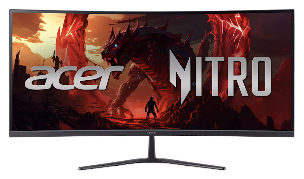 Acer Nitro 34" UWQHD Curved Gaming Monitor: $189