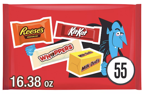 Hershey's Assorted Chocolate Miniatures 55-Piece Bulk Bag for $7 + free shipping w/ $35