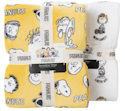 Peanuts Printed VelvetLoft Throw 2-Pack for $20 + free shipping