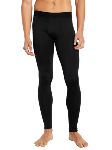 Old Navy Men's Solid Baselayer Tights for $6 + free shipping w/ $50