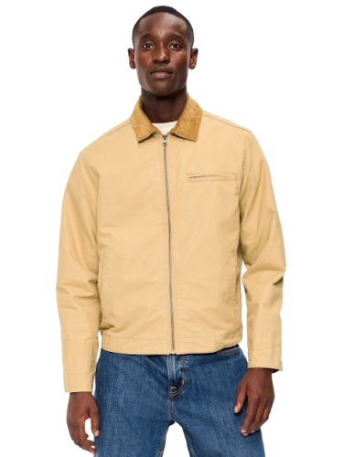 Old Navy Men's Cropped Canvas Barn Jacket for $24 + free shipping w/ $50