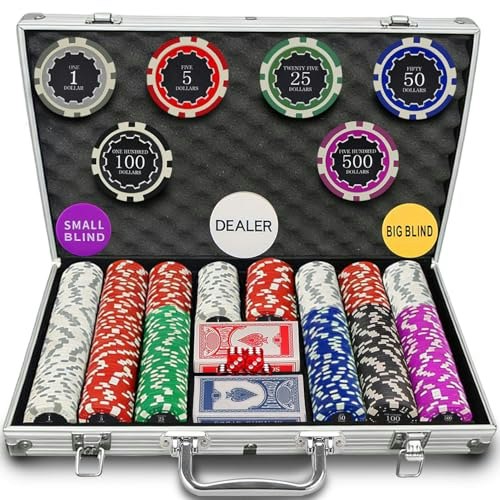 Petjirohot 500-Piece Poker Chip Set: $46.35