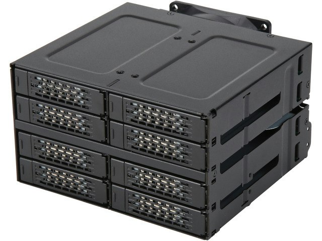 Icy Dock 8-Bay 2.5-Inch SAS/SATA SSD/HDD Backplane Cage: $229.81