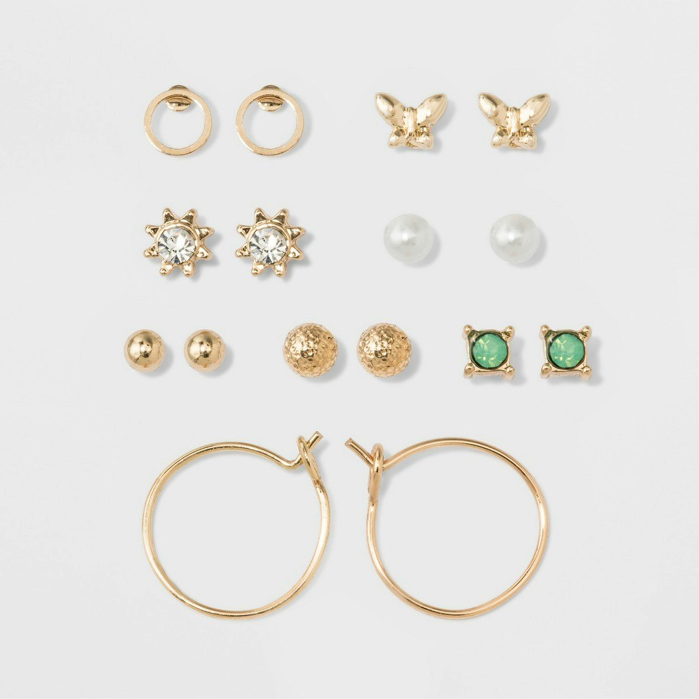 A New Day Stud Earring 8-Piece Set: $14.99 A New Day Stud Earring 8-Piece Set: $14.99