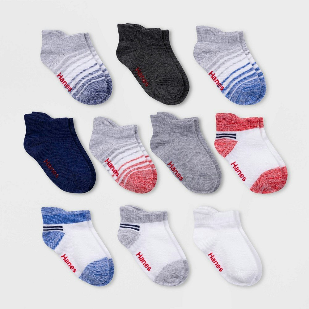 Hanes Toddler Boys' Heel Shield Socks 10-Pack: $11.99 Hanes Toddler Boys' Heel Shield Socks 10-Pack: $11.99