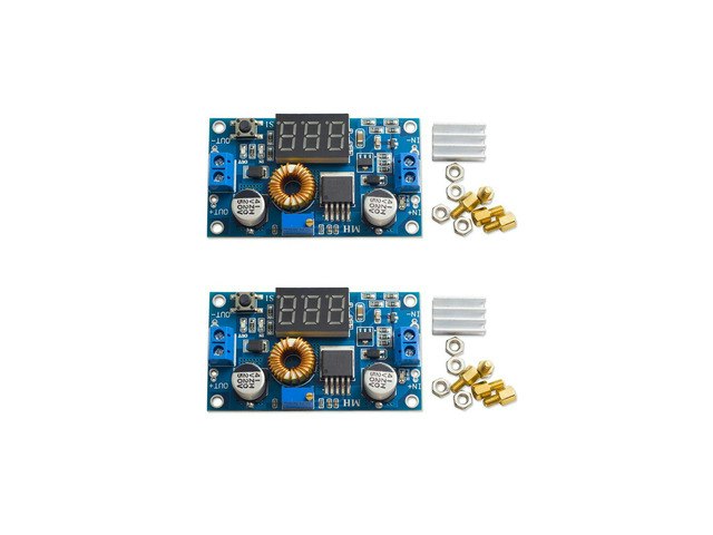XL4015 5A 75W DC-DC Step-Down Module 2-Pack: $17.24