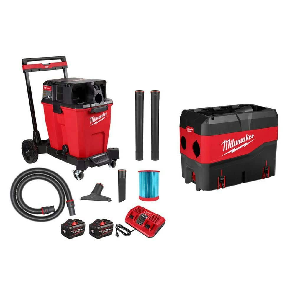Milwaukee M18 Fuel 12-Gallon Wet/Dry Shop Vacuum Kit with Packout Debris Separator: $949
