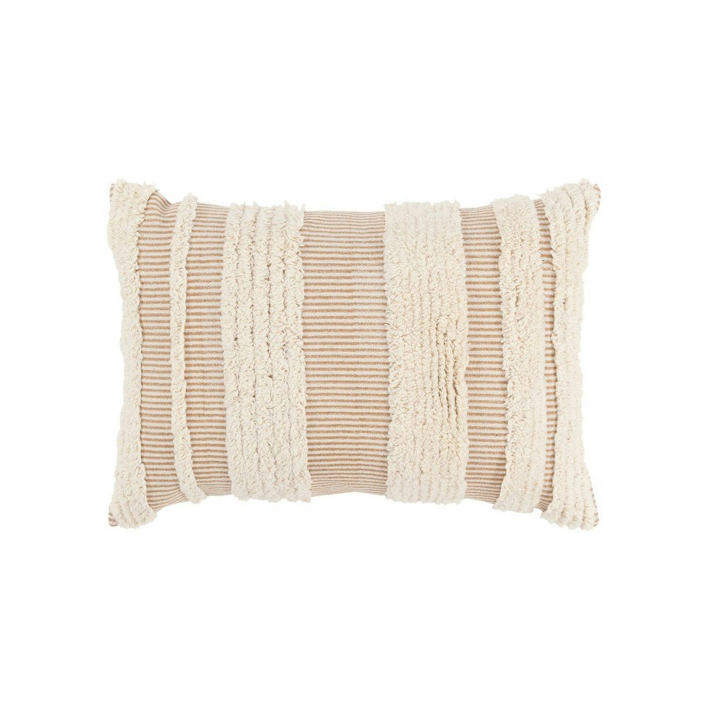 Rizzy Home 14"x20" Tufted Stripe Lumbar Throw Pillow: $30.99 Rizzy Home 14"x20" Tufted Stripe Lumbar Throw Pillow: $30.99