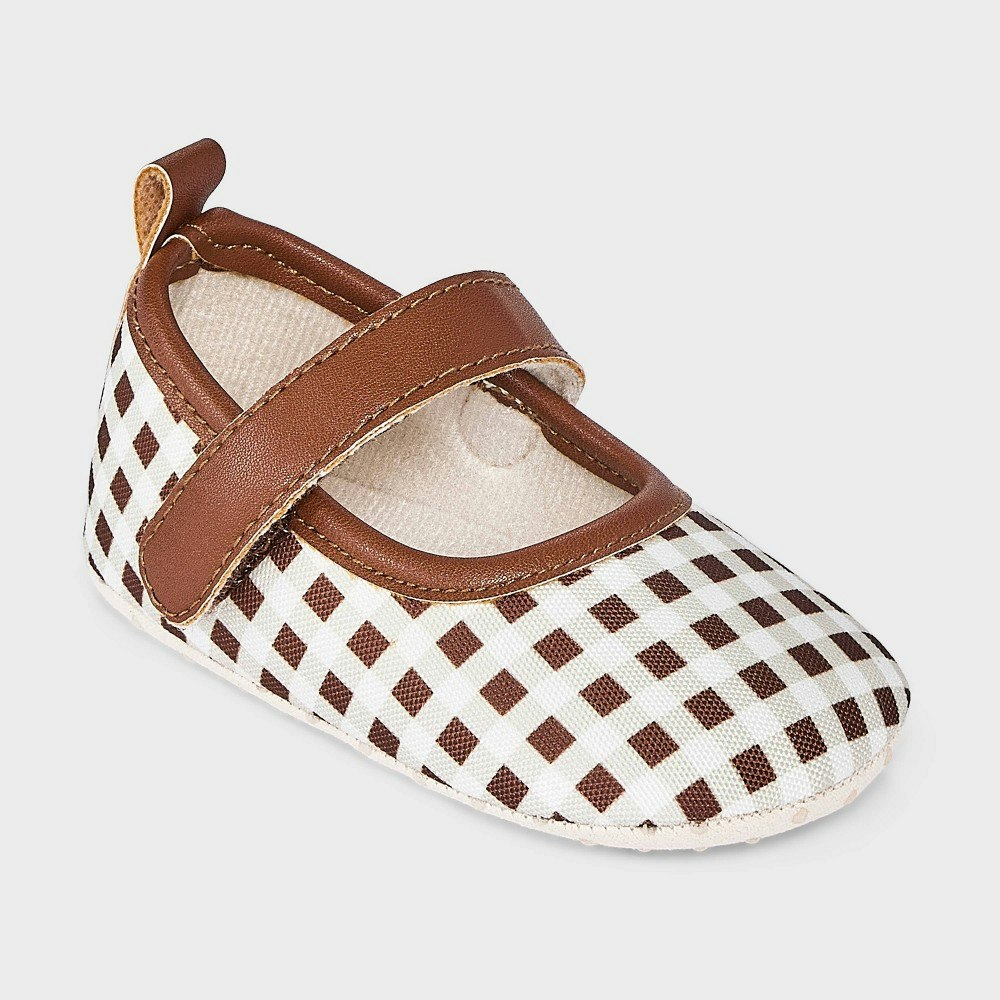 Cloud Island Baby Girls' Gingham Ballet Flats 9-12M: $12