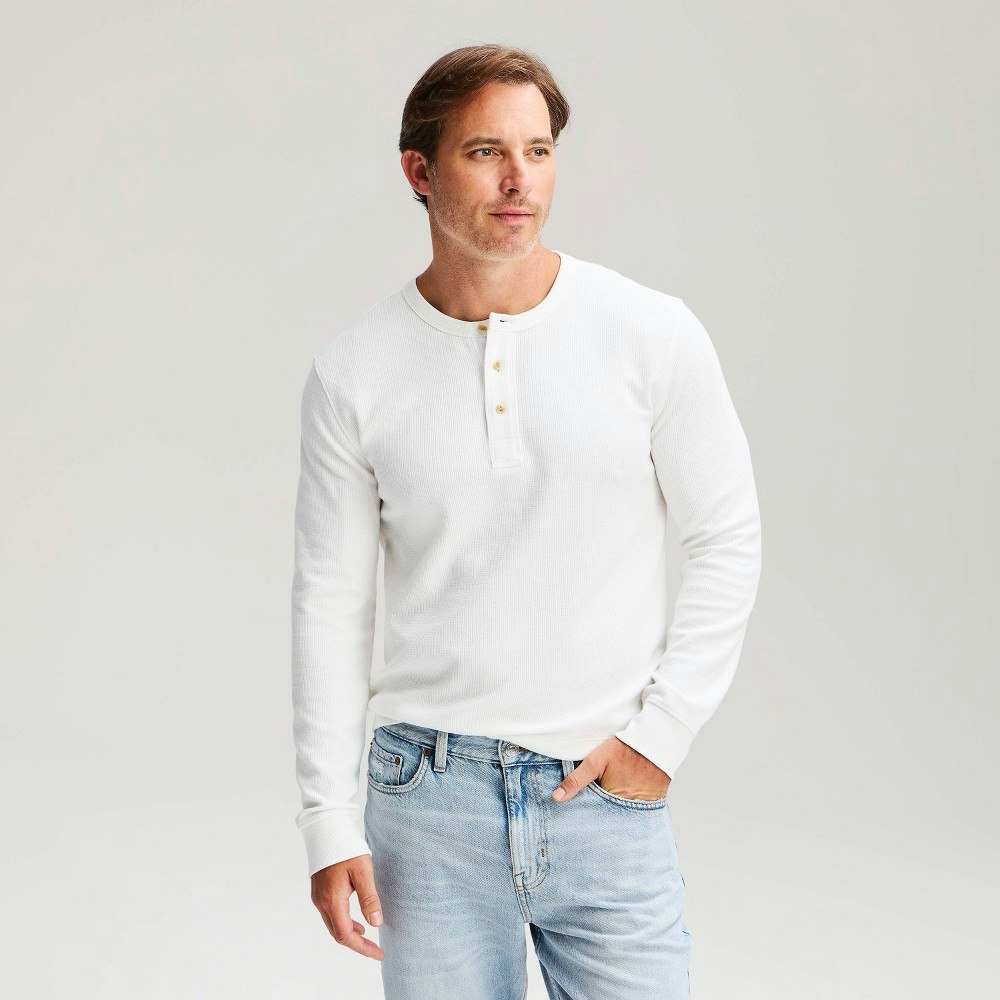 Goodfellow & Co Men's Texture Henley Shirt: $25