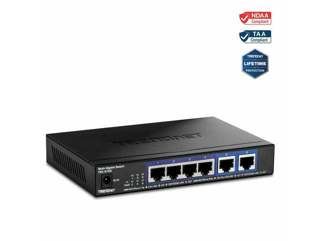 Trendnet 6-Port 10G TEG-S762 Network Switch: $108.99