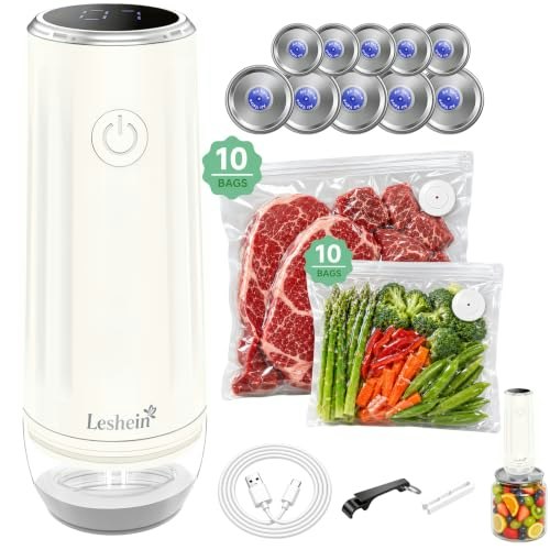 Leshein Food Vacuum Sealer with UV Light: $25.49 Leshein Food Vacuum Sealer with UV Light: $25.49