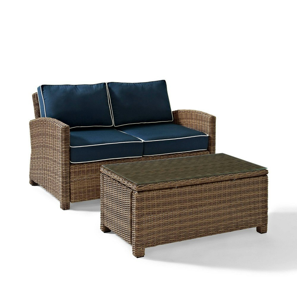 Crosley Bradenton 2-Piece Outdoor Wicker Conversation Set: $670.99 Crosley Bradenton 2-Piece Outdoor Wicker Conversation Set: $670.99