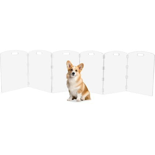 24-Inch 6-Panel Freestanding Acrylic Pet Gate: $122.39 24-Inch 6-Panel Freestanding Acrylic Pet Gate: $122.39