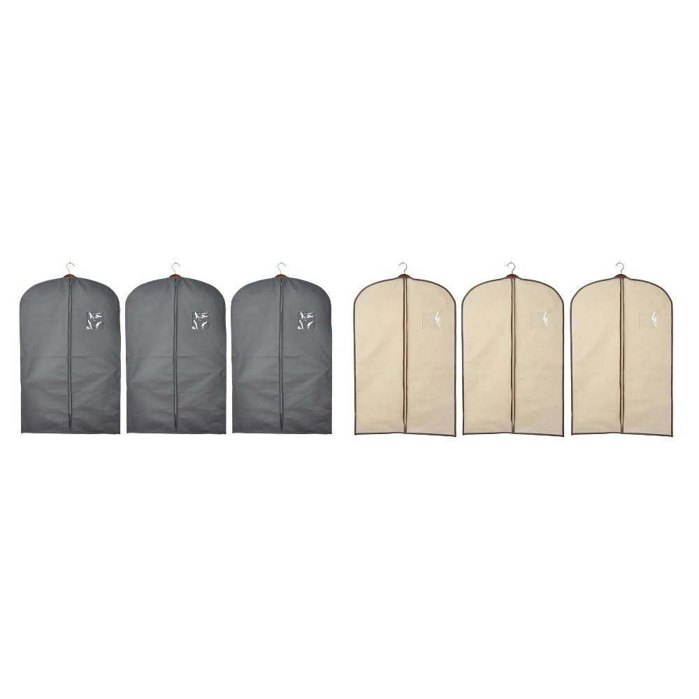 J&V Textiles 53.25-Inch Garment Bag 6-Pack: $29.99