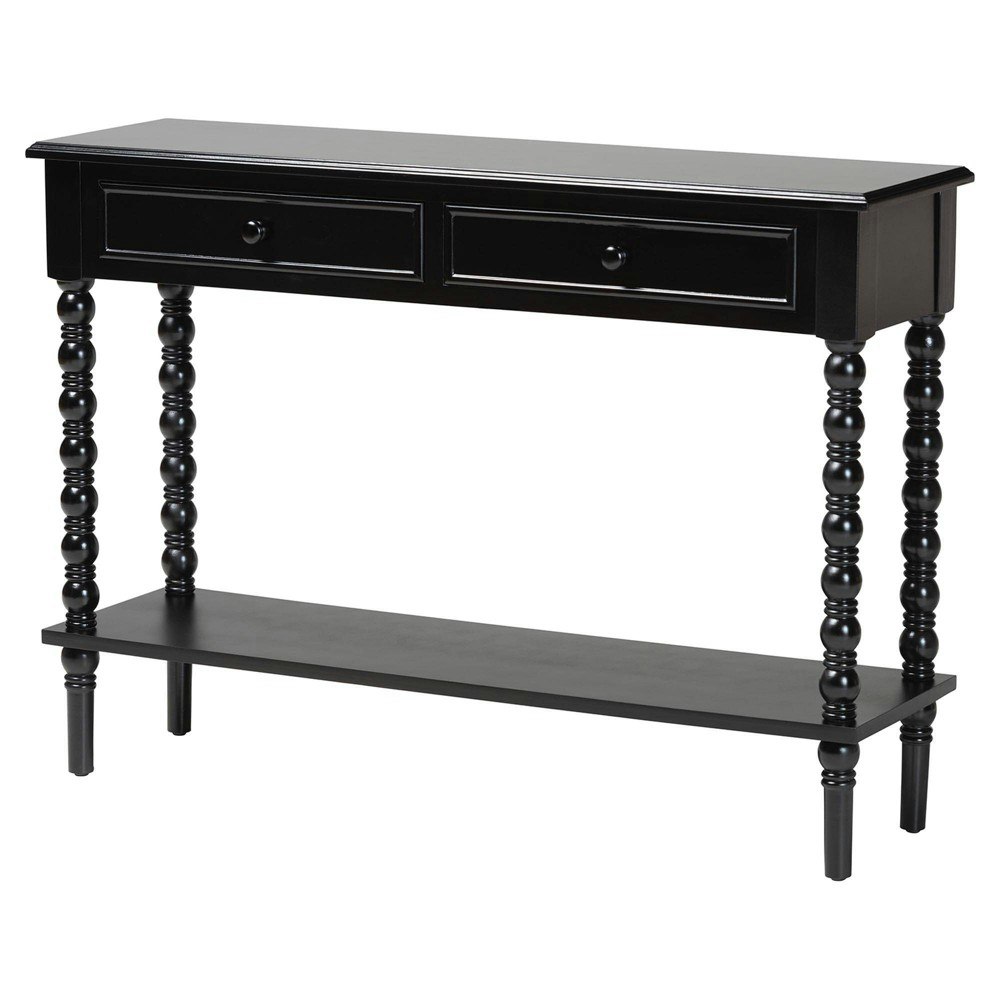 Baxton Studio Malinda 2-Drawer Wood Console Table: $225.99