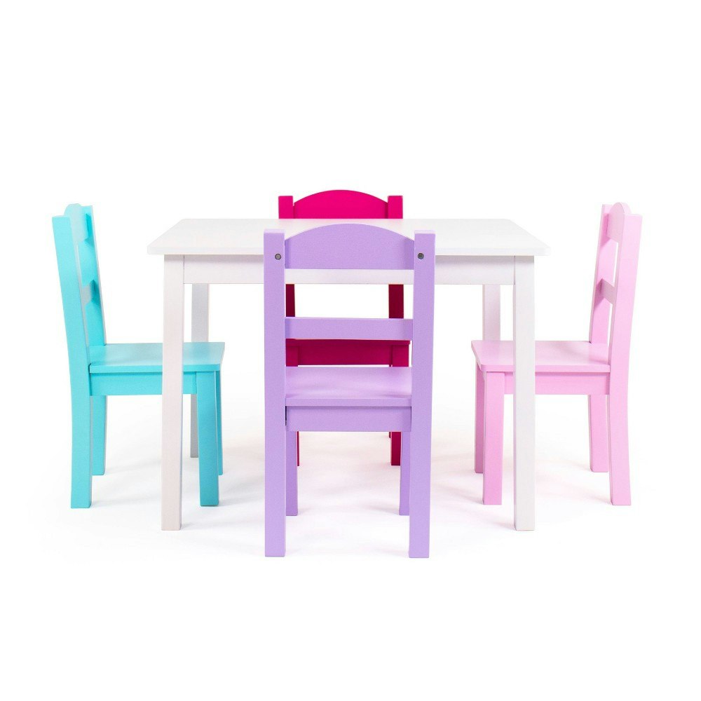 Humble Crew Kids' 5-Piece Wood Table and Chair Set: $100.99 Humble Crew Kids' 5-Piece Wood Table and Chair Set: $100.99
