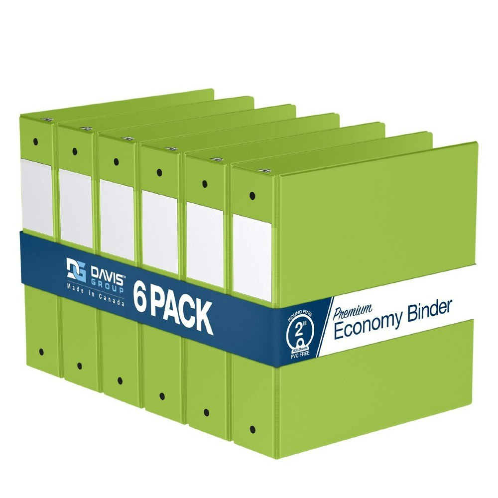 Davis Group 2-Inch Round Ring Binder 6-Pack: $42.49