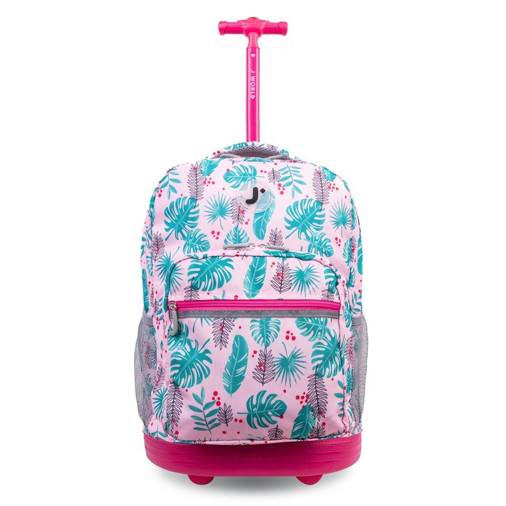 J World Sunrise 18-Inch Rolling Backpack: $44.99 J World Sunrise 18-Inch Rolling Backpack: $44.99