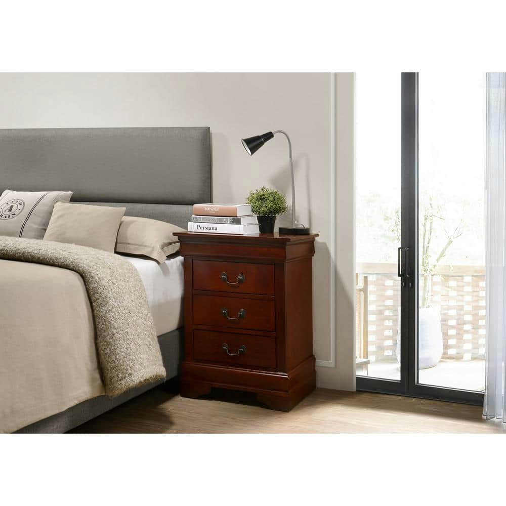 Louis Philippe 2-Drawer Cherry Nightstand: $199.76 Louis Philippe 2-Drawer Cherry Nightstand: $199.76
