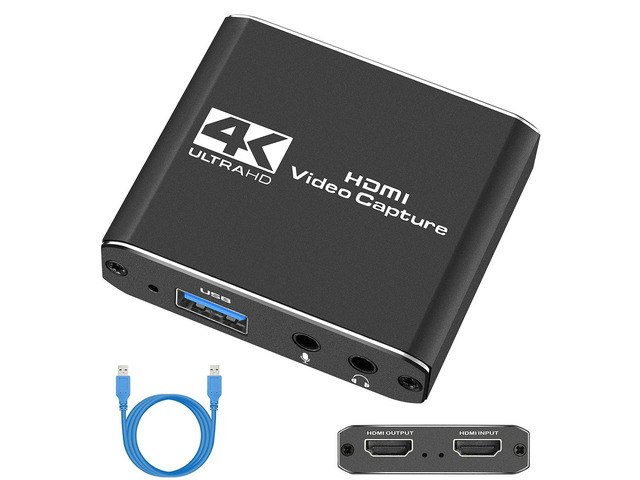 Kehipi 4K HDMI Video Capture Card: $29.99