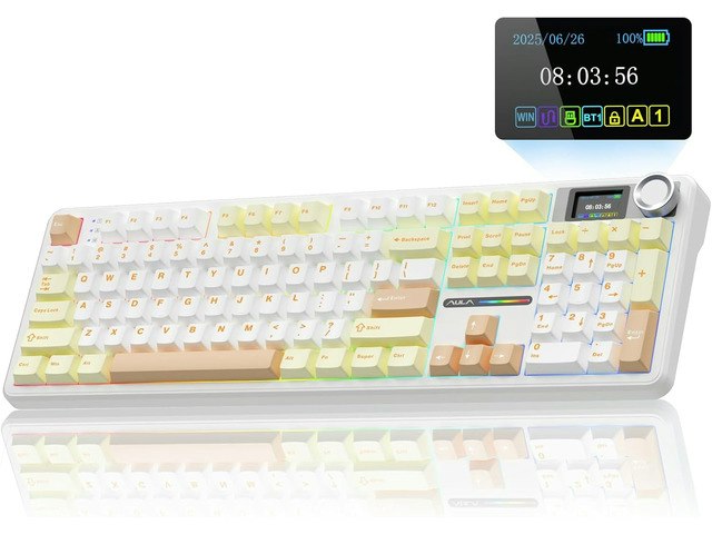 Aula F108 Pro Wireless Mechanical Keyboard: $175.48 Aula F108 Pro Wireless Mechanical Keyboard: $175.48