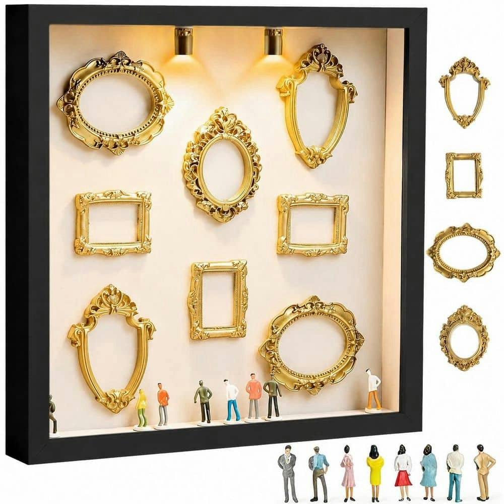 10" x 10" Wood Shadow Box Display Case: $77.87 10" x 10" Wood Shadow Box Display Case: $77.87