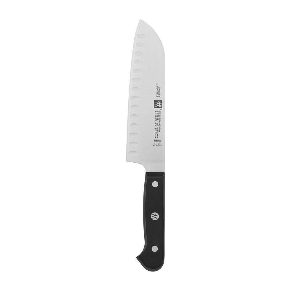 Gourmet 7-Inch Stainless Steel Hollow Edge Santoku Knife: $99.99 Gourmet 7-Inch Stainless Steel Hollow Edge Santoku Knife: $99.99