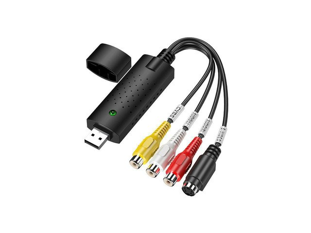 USB 2.0 VHS to DVD Video Capture Card Adapter: $26.39