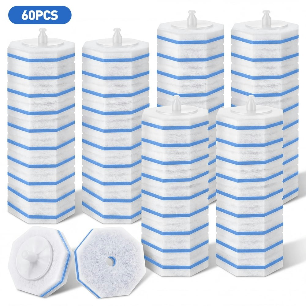 Toilet Bowl Wand Refills 60-Pack: $16.05
