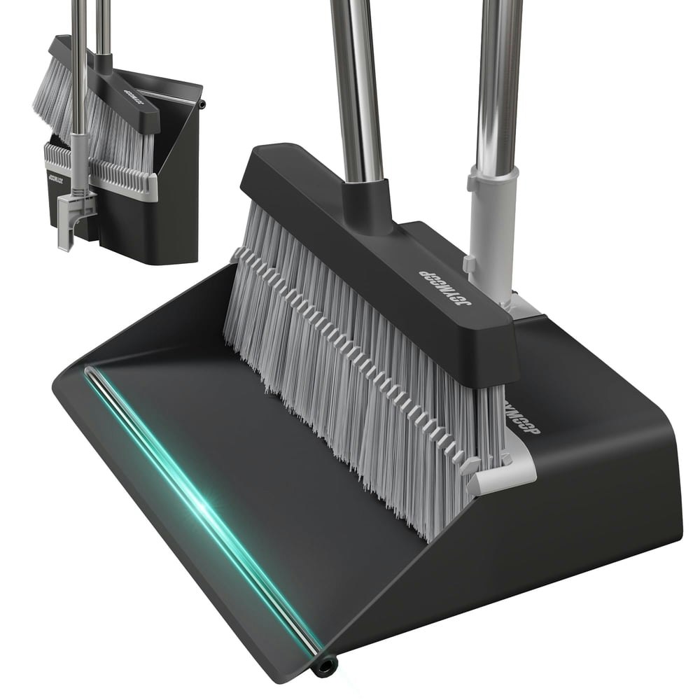 Joymoop Broom and Dustpan Set: $21.99