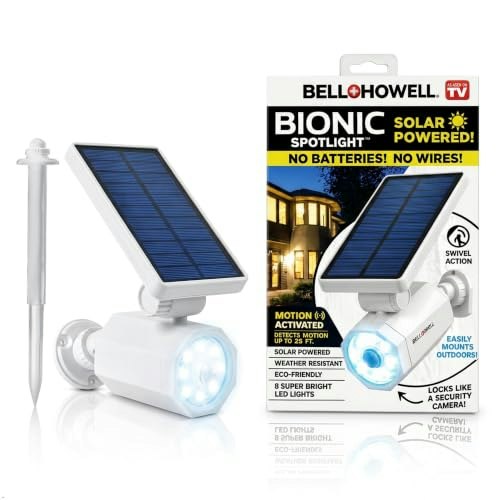 Bell+Howell Bionic Solar LED Spotlight 8-Pack: $16.12 Bell+Howell Bionic Solar LED Spotlight 8-Pack: $16.12